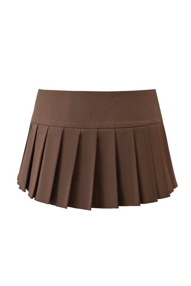 REMINI SKORT - BROWN