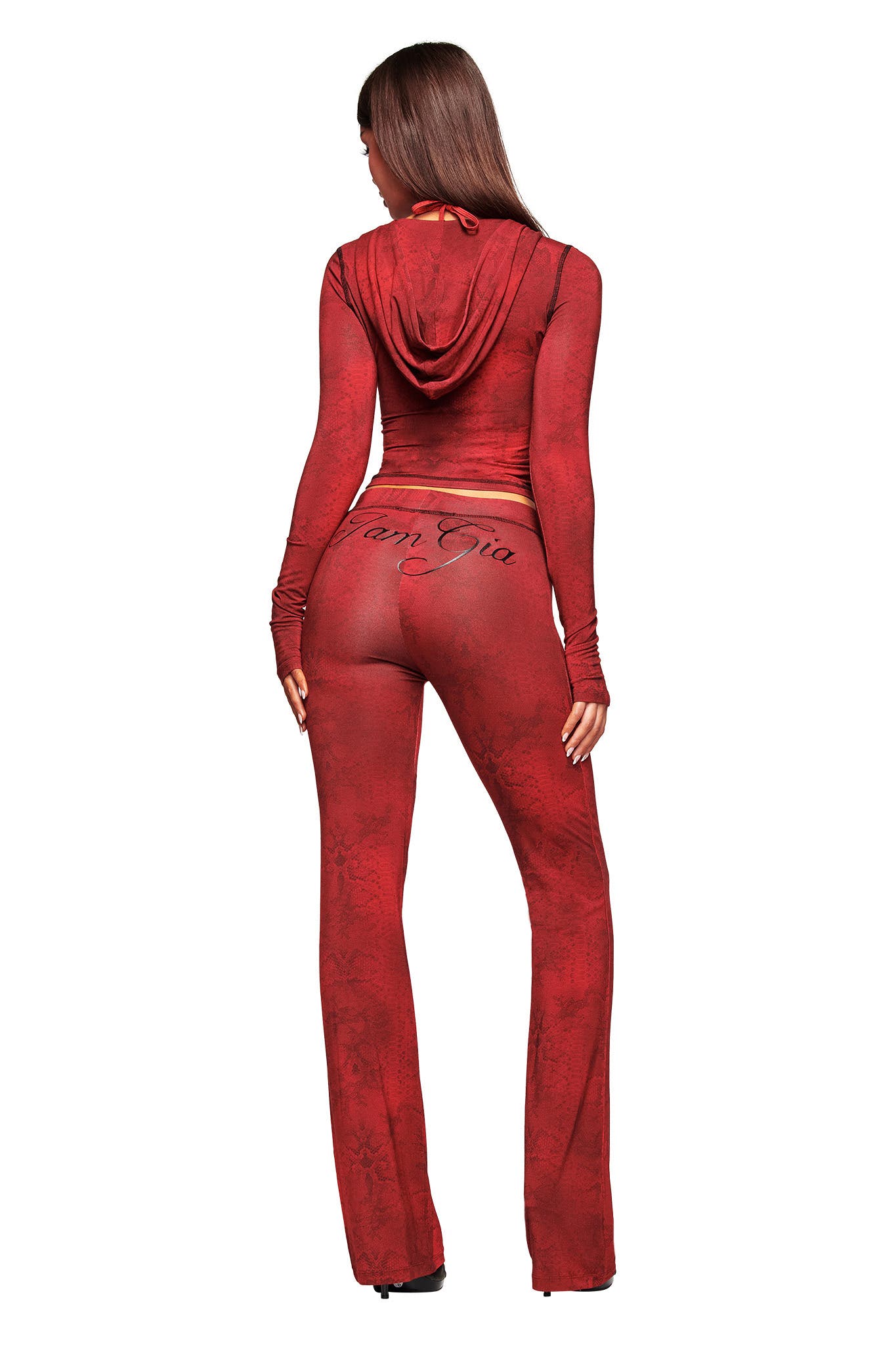 BLARE TRACKPANT - RED SERPENTINE