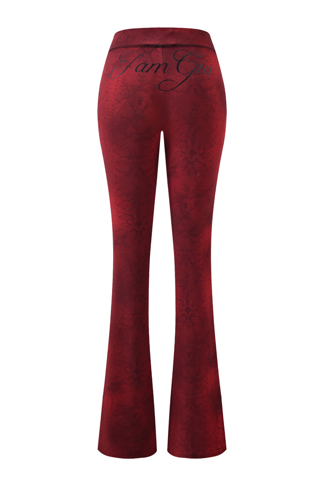 BLARE TRACKPANT - RED SERPENTINE