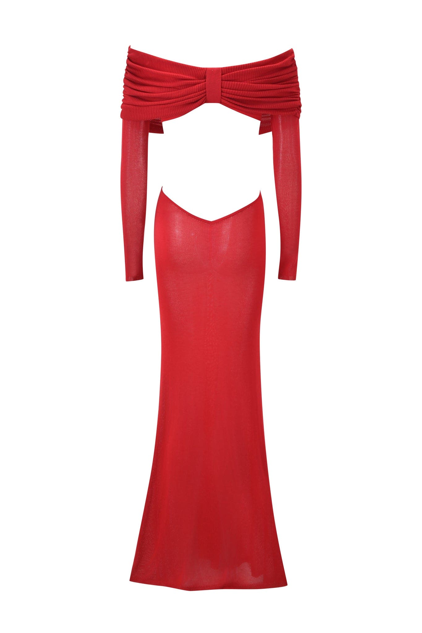 VEYRA MAXI DRESS - RED