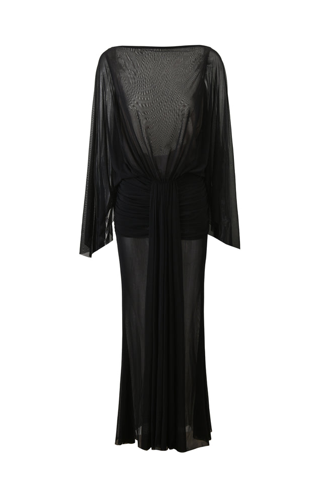 ELARIA MAXI DRESS - BLACK