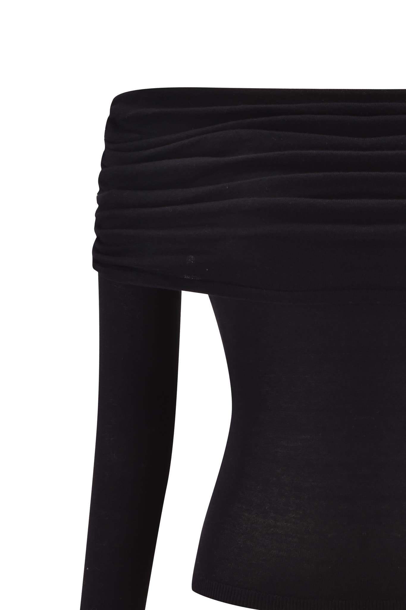 VEYRA LONG SLEEVE TOP - BLACK