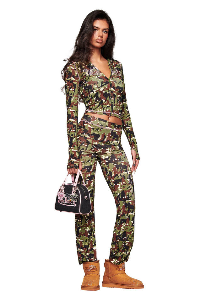 I.AM.GIA X VON DUTCH BLARE HOODIE - GIA GIRL CAMO