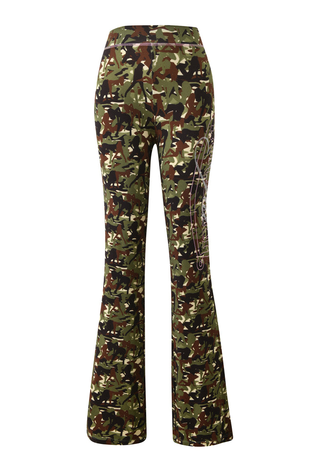 I.AM.GIA X VON DUTCH BLARE TRACKPANT - GIA GIRL CAMO