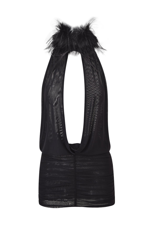 YARA MINI DRESS - BLACK