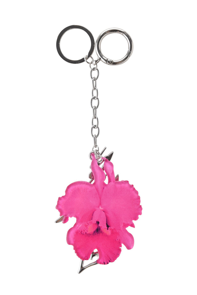 ORCHID KEYCHAIN - NEON PINK