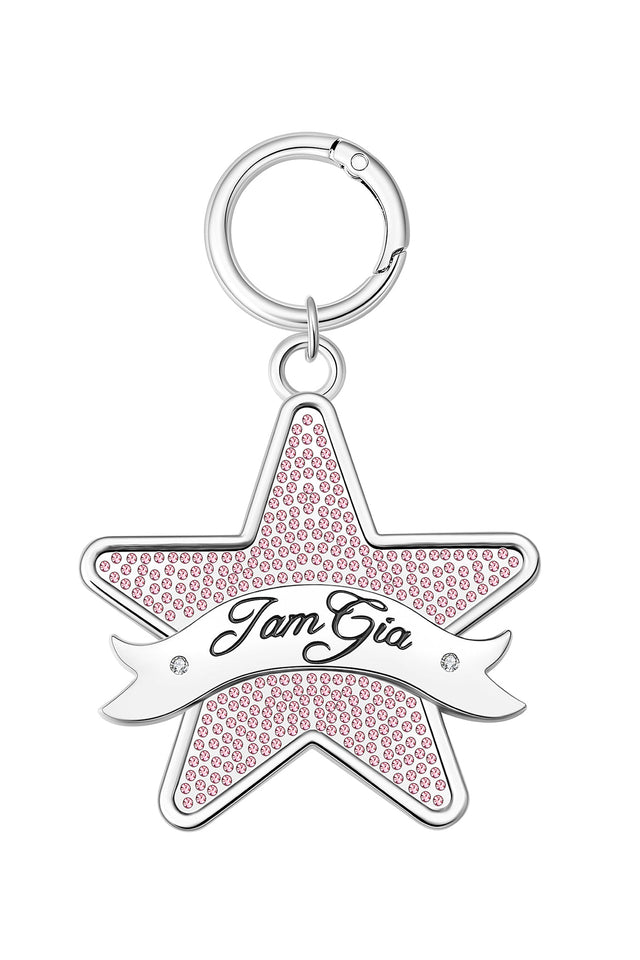 I.AM.GIA X VON DUTCH STAR KEYCHAIN - PINK STAR
