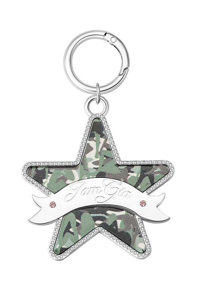 I.AM.GIA X VON DUTCH STAR KEYCHAIN - GIA GIRL CAMO STAR