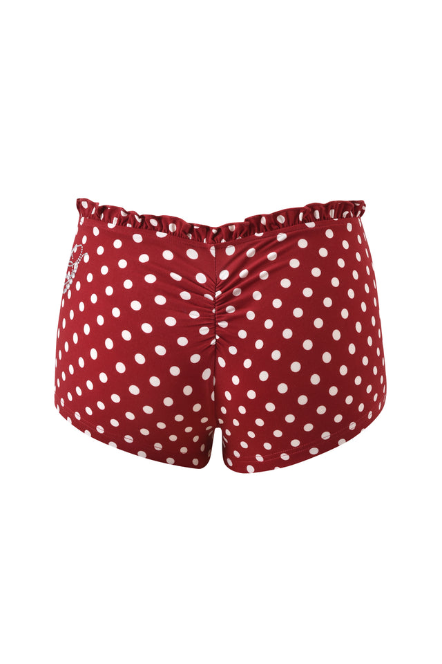 MELANIE SHORT - RED POLKA DOT