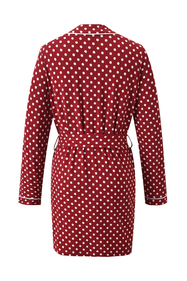MELANIE SLEEPWEAR - RED POLKA DOT